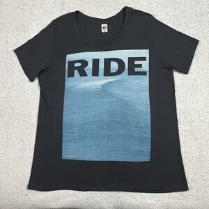 Ride Nowhere Shirt Womens XL 2015 Tour Concert Band Tee Shoegaze Album Cover